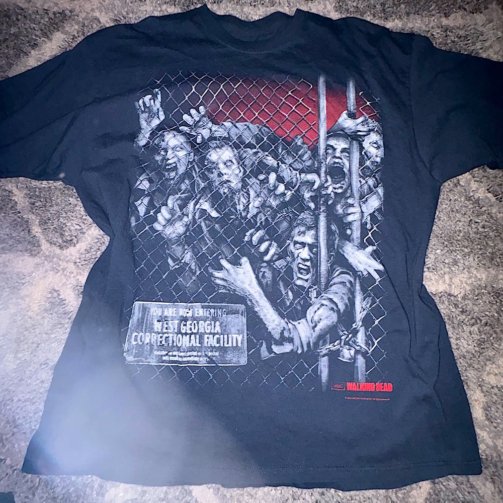 Y2K Emo Zombie The Walking Dead Tee